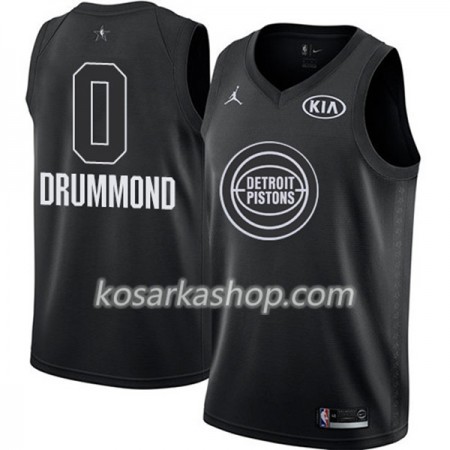 Dres Detroit Pistons Andre Drummond 0 2018 All Star Jordan Brand Crna Swingman